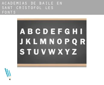 Academias de baile en  Sant Cristòfol de les Fonts
