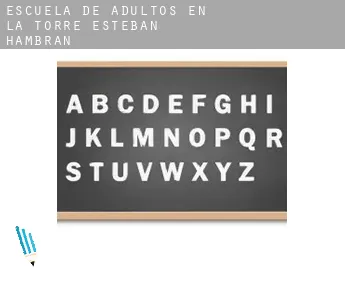 Escuela de adultos en  La Torre de Esteban Hambrán