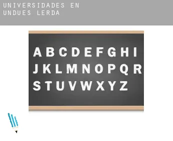 Universidades en  Undués de Lerda