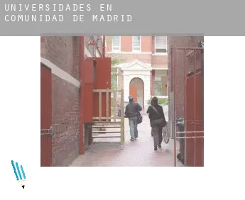 Universidades en  Comunidad de Madrid