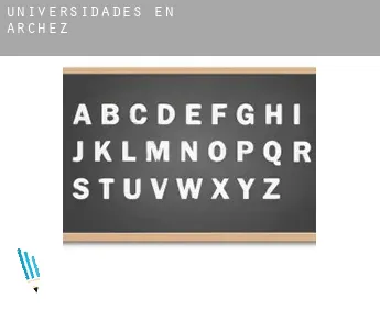 Universidades en  Árchez