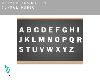 Universidades en  Corral-Rubio