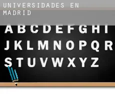 Universidades en Madrid