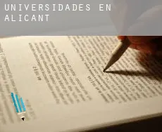 Universidades en  Alicante